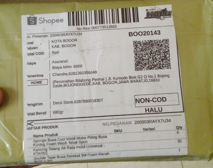 Sponge Busa Cuci Mobil Motor Piring Busa Kuning Foam Wash Tebal Spon