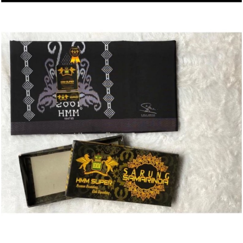 SARUNG HMM 2001 HITAM SARUNG HMM SUPER ORIGINAL sarung dewasa super halus