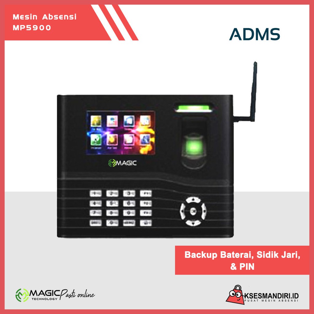 Fingerprint Mesin Absensi Access Door Magic MP5900