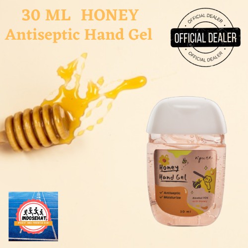 NPURE Antiseptic 70% Alcohol Hand Gel Perawatan Tangan ( Honey Variant )