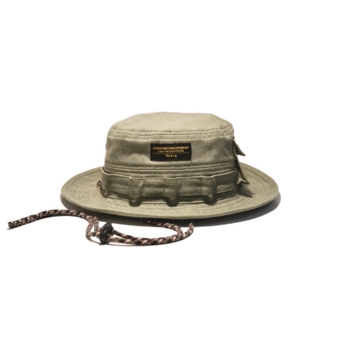 Monster Hunter Jungle Hat Pocket Olive Green