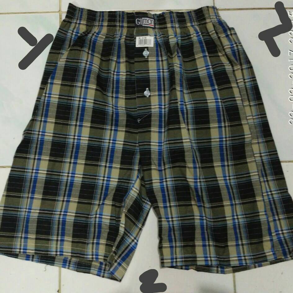 BOXER PRIA GTMAN GT MAN BXD new CELANA PRIA PENDEK SANTAI HAWAI grosir - Random, M