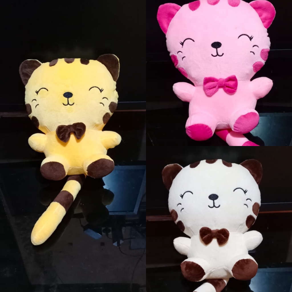 boneka kucing lucu imut ukuran m