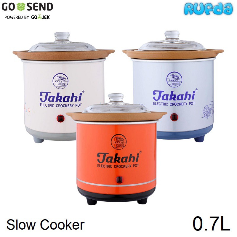 Takahi Slow Cooker 0.7L Electric Crockery Pot