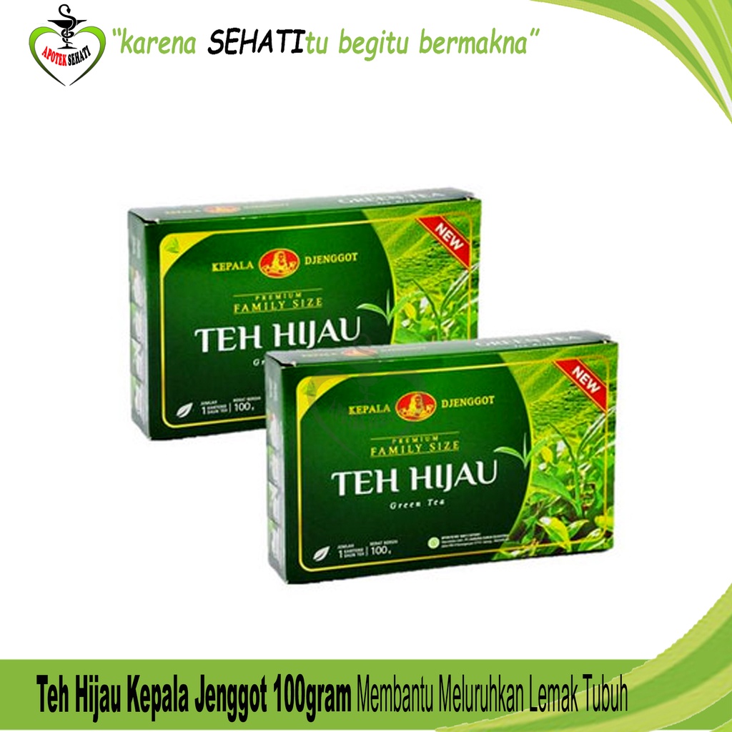 Teh Hijau Kepala Djenggot Teh Diet Alami Green Tea Jenggot