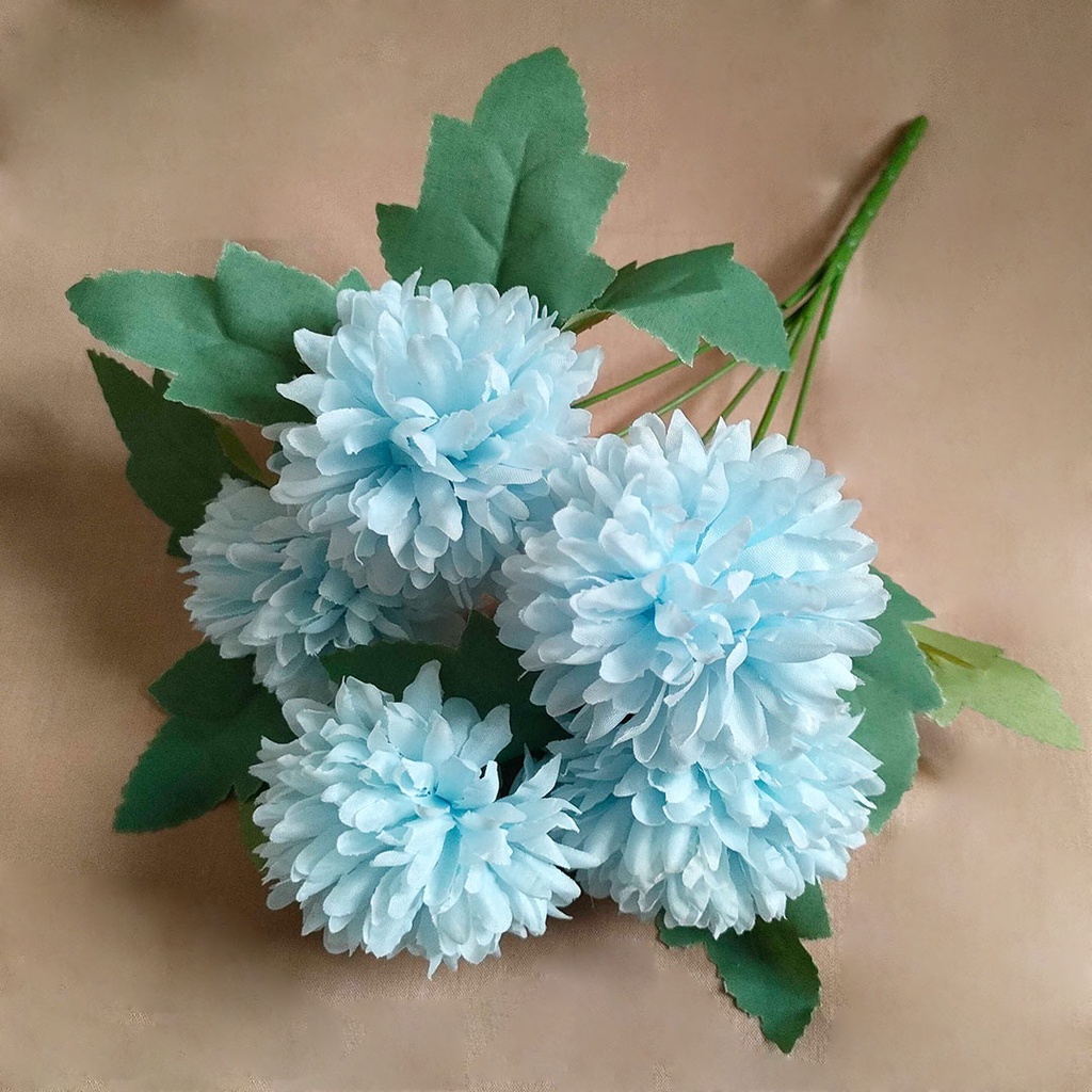 Artificial Flower Pompom Mum Dandelion Premium Bunga Palstik Bunga Artifical Bunga Paslu Bunga Hias Dekorasi