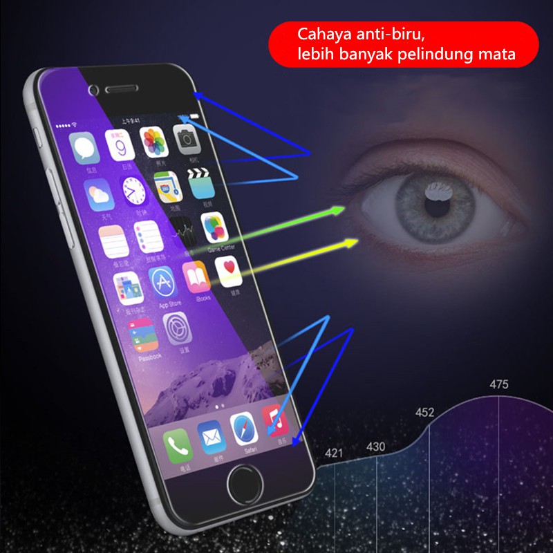 Pelindung Layar Tempered Glass 10D Anti Gores untuk iPhone 11 Pro Max 7 8 Plus x XR