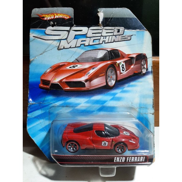 Hot Wheels Speed Machines Enzo Ferrari Merah