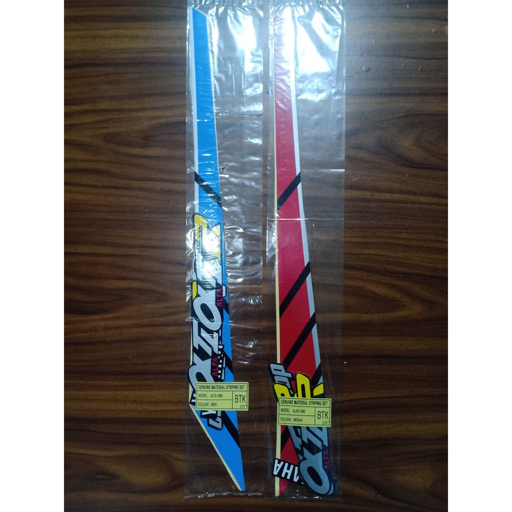 Striping sticker Yamaha ALFA 1990