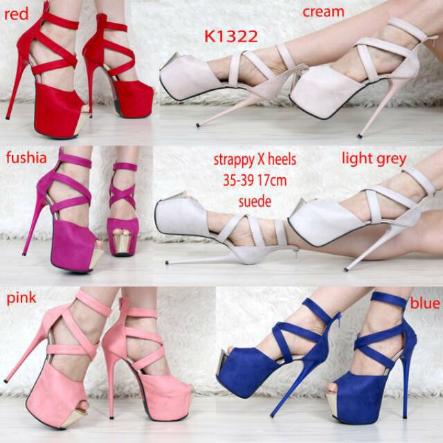 strappy heels 16-17cm shoes