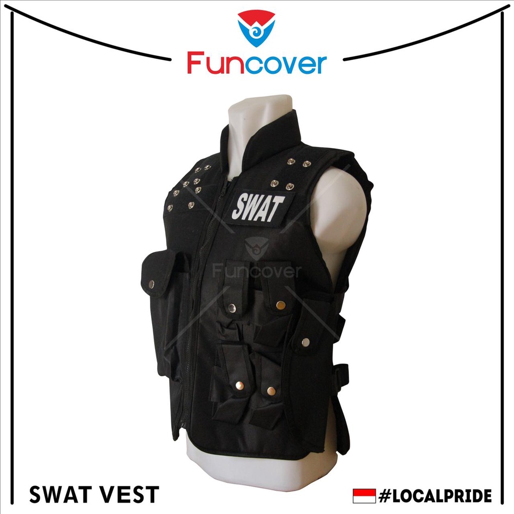 Rompi Motor Vest Body Protector Bikers SWAT - POLICE by FUNCOVER