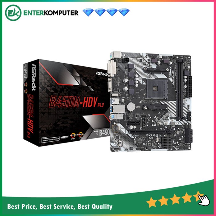 Motherboard ASRock B450M-HDV