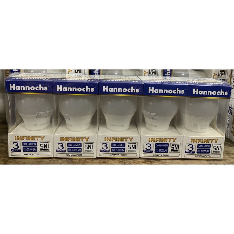 Bola Lampu 3 Watt LED Hannochs Infinity