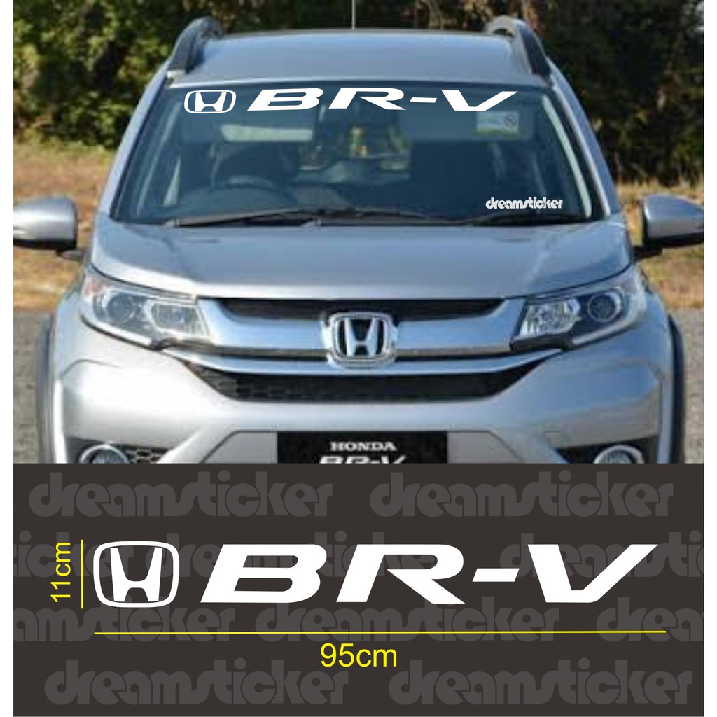 Sticker Stiker Kaca Depan Mobil Honda BRV Windshield Shopee