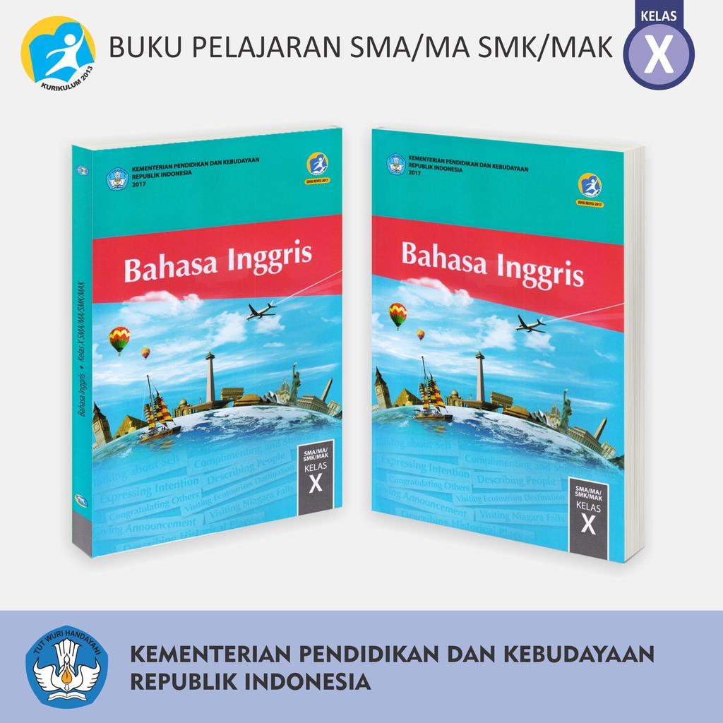 Buku Pelajaran Tingkat SMA MA MAK SMK Kelas X Bahasa Indonesia Inggris Matematika IPA IPS Penjaskes Seni Budaya PPKn Kemendikbud-3