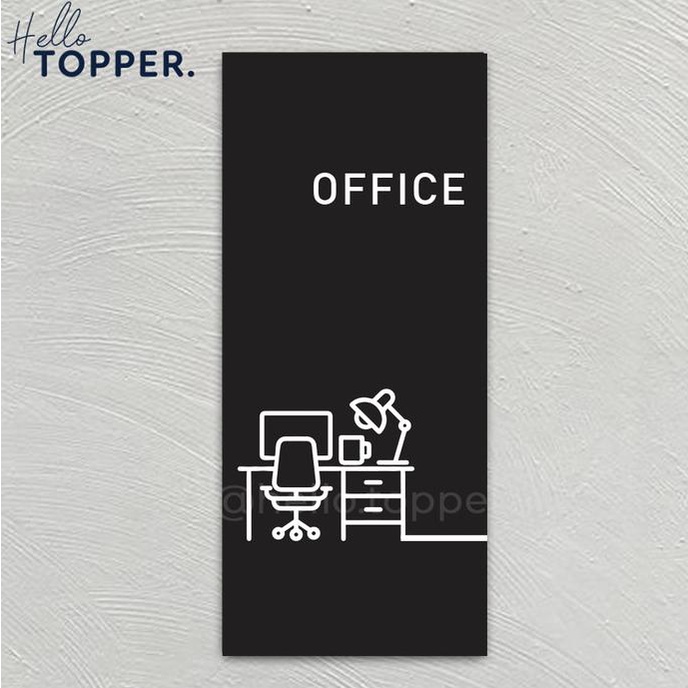 

Sign Label Akrilik Kantor | Sign Office Room Acrylic Printed