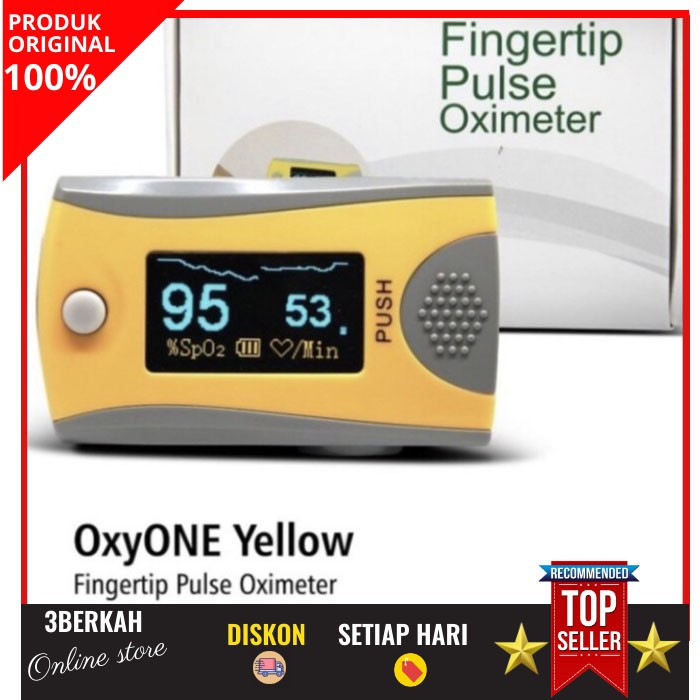 Finger Pulse Oxymeter/Fingertip Oximeter Oxy One SPO2 Onemed Alat Pengurukur kadar oksigen C81