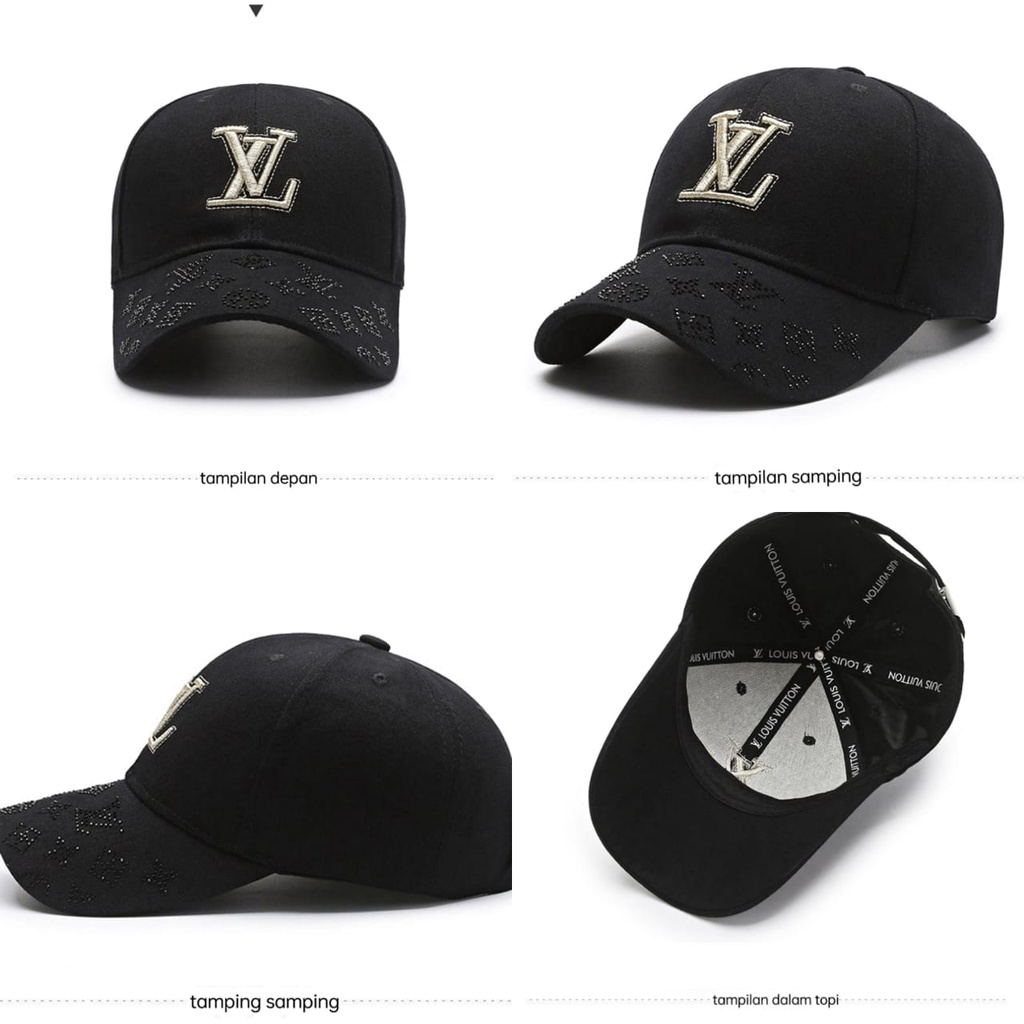 Topi Baseball Fashion wanita pria high quality cotton original import mode terbaru