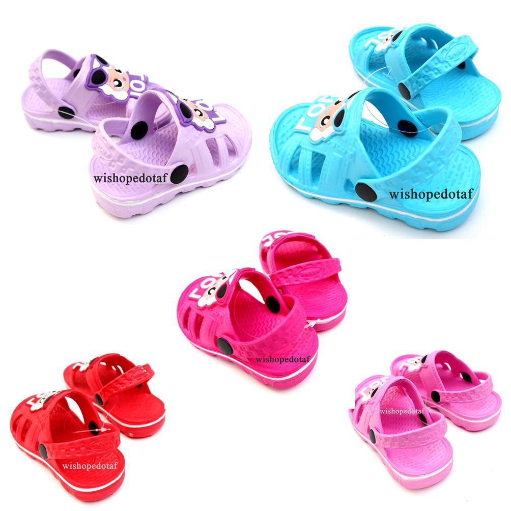 Sandal Anak Perempuan Karet Strap LOL