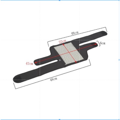 1 Pair 2Pcs Sabuk Terapi Lutut Magnetik Deker Pelindung Pemanas Lutut Theraphy Self Heating Knee Pad Berkualitas