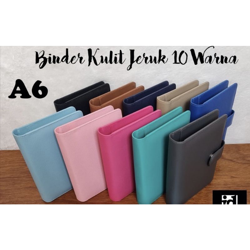 

BINDER A6 RING 6 KULIT JERUK SINTETIS