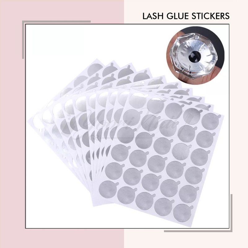 30pcs Lash glue sticker disposable stiker eyelash glue bulumata alas lem