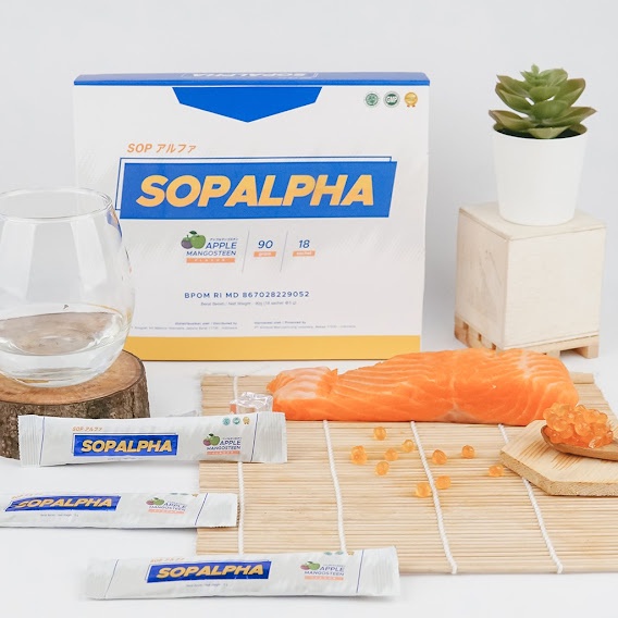 SOPALPHA 2 BOX Minuman Kesehatan Obat Suplemen Daya Tahan Tubuh Herbal Diabetes Kolesterol Diet BPOM
