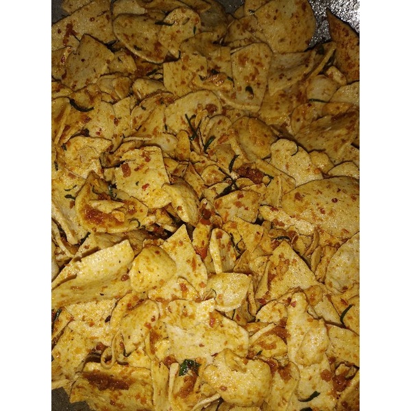 

keripik basreng extra hot/basreng kering/kerupuk basreng pedas