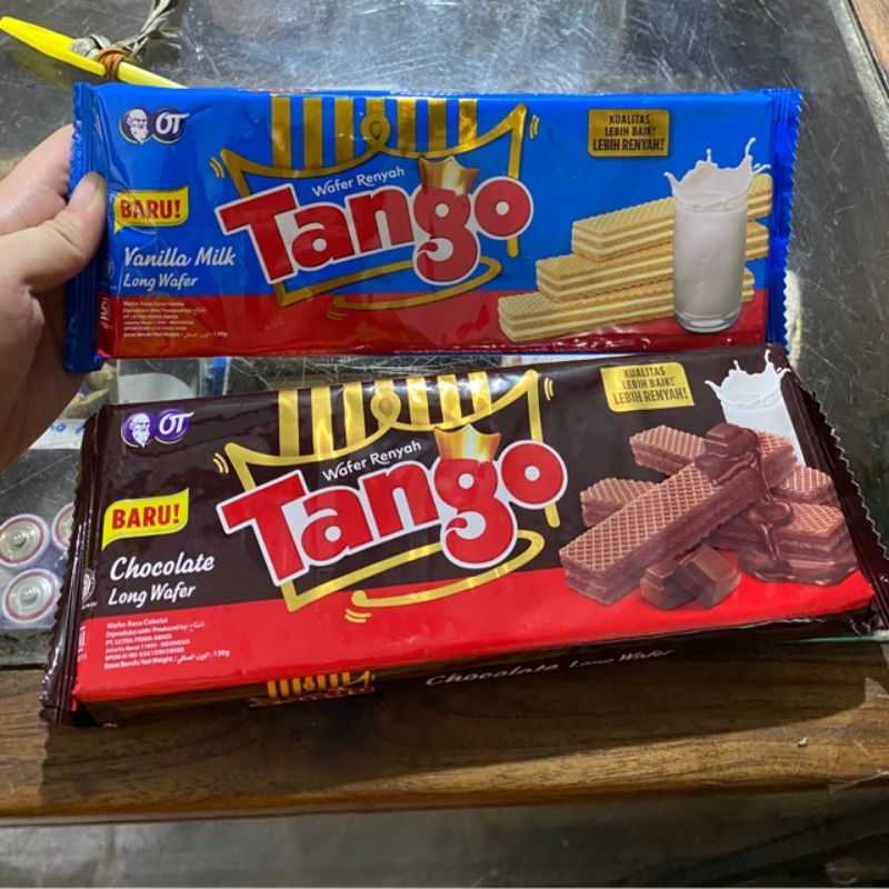 

Tango wafer 130gr long vanila dan coklat harga murah