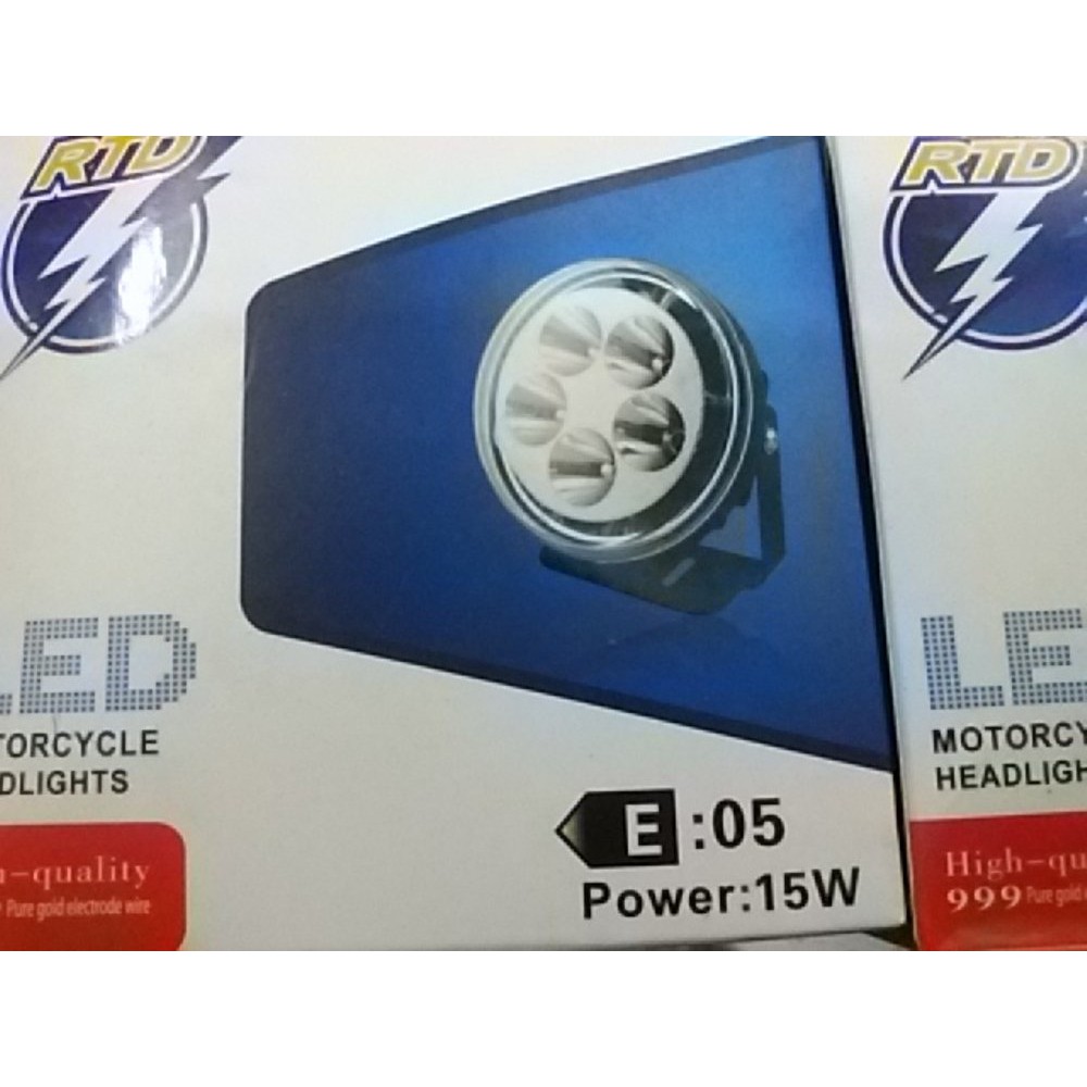 Lampu Led Tembak Sorot RTD E05 tembus kabut motor mobil aksesoris low watt