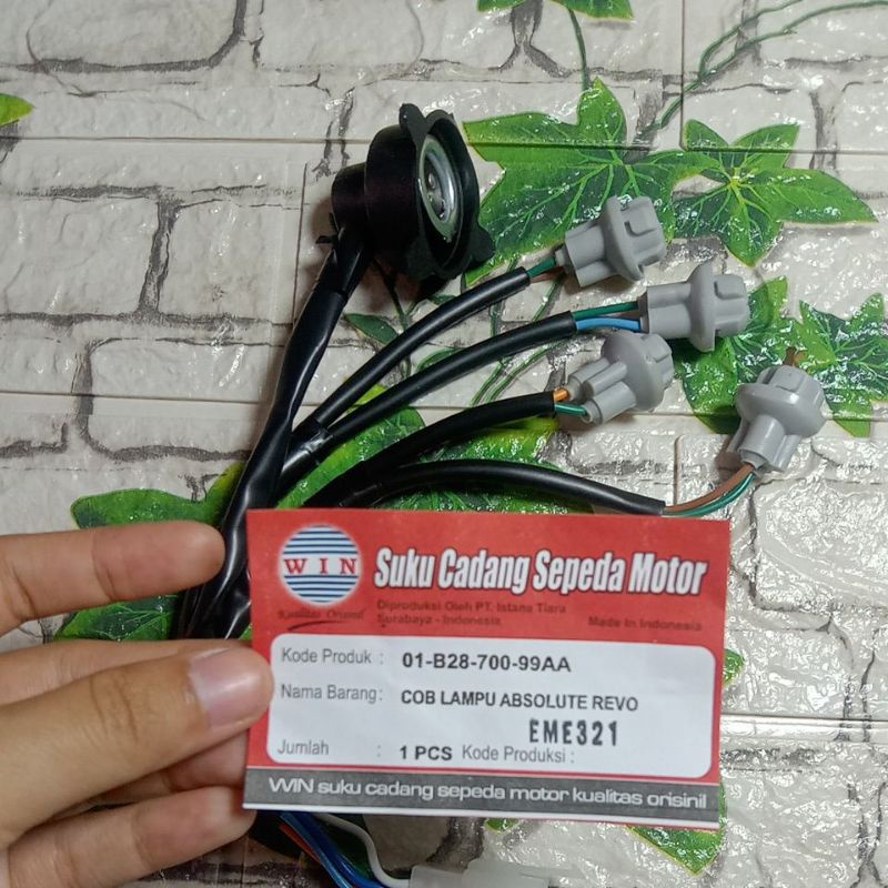 COB Lampu depan honda absolute Revo fitting lampu depan Honda absolute Revo fit absolute Revo AT merk WIN lampu