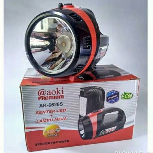 COD Senter Led + Lampu Samping AK 6628S//SENTER EMERGENCY AOKI AK-6628