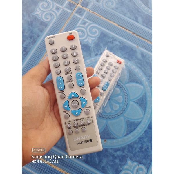 REMOT  TV TABUNG SHARP ALEXANDER SLIM/ FLAT GA872SB