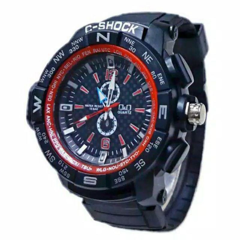 (Grosir)Jam Tangan Pria Sport C-Shock Strap Rubber(Di Terima Cod)