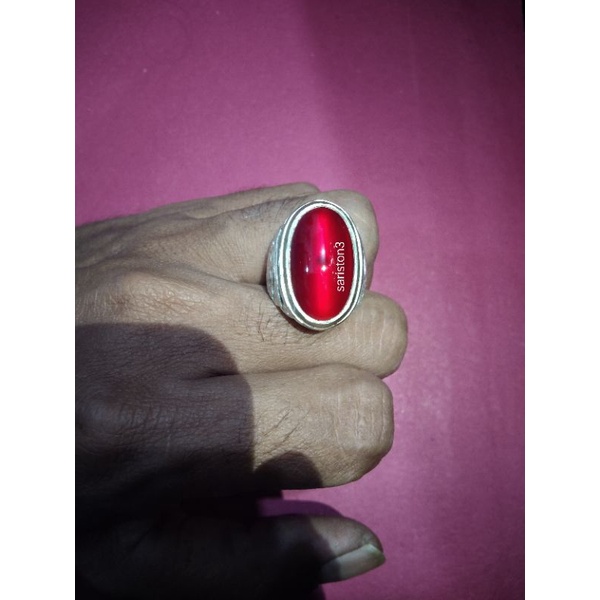 batu cempaka merah cat eye