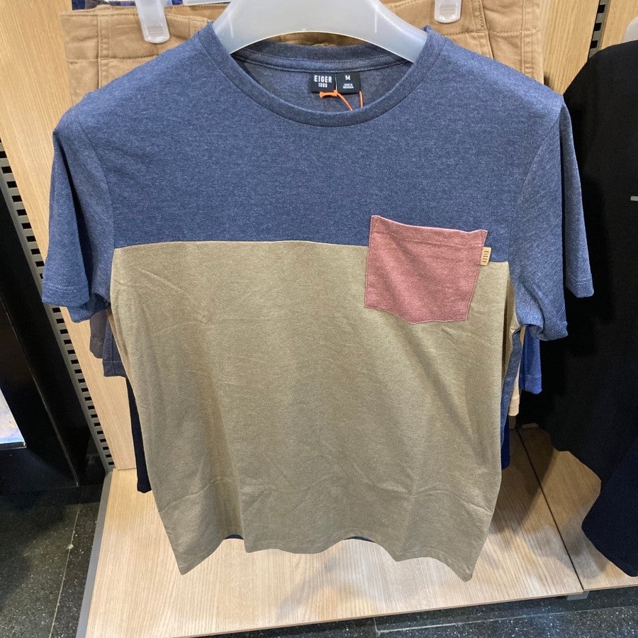 EIGER KAOS PRIA LENGAN PENDEK ORIGINAL T-SHIRT SAMBISA - NAVY