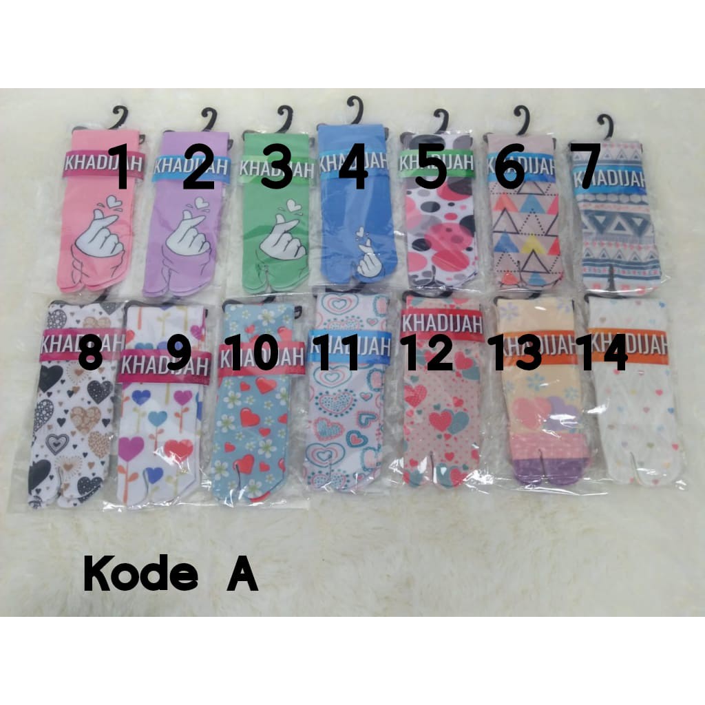 Kaos kaki shabby syantiik printing motif kaoskaki lucu unik