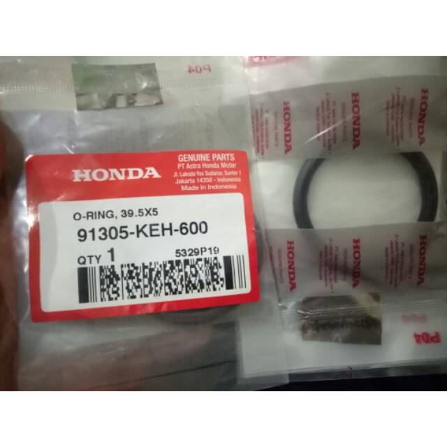 91305 KEH 600 Oring Pelampung Tangki 39.5x5 Honda MEGAPRO PRIMUS MONOSHOCK KARBU - TIGER REVO