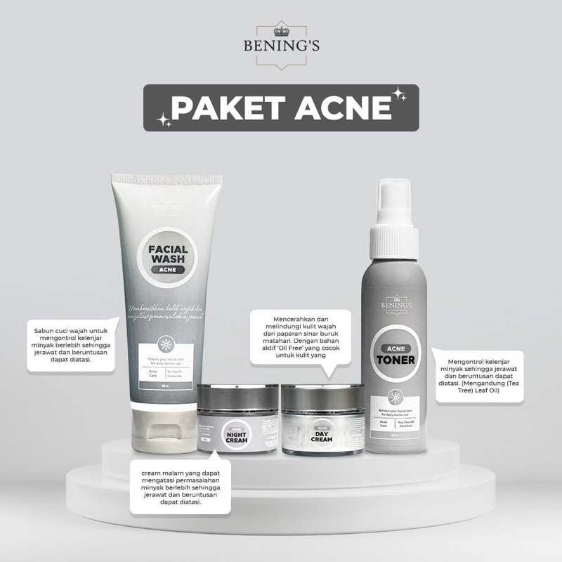 Bening’s skincare