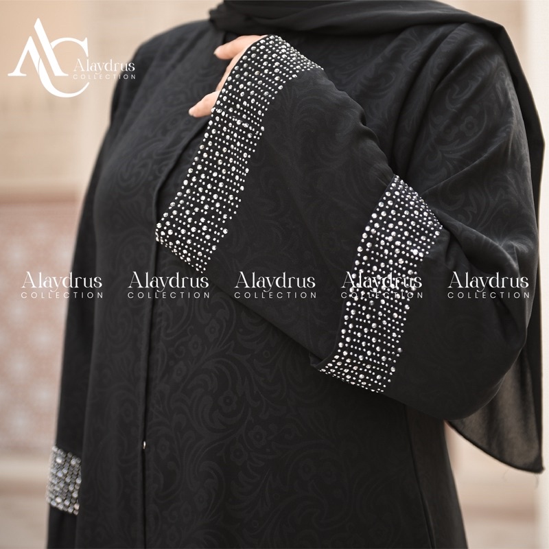 Abaya Gamis Turkey Hitam Saudi Dress Gamis Abaya Turkey Bahan Embos By Alaydrus Collection 883