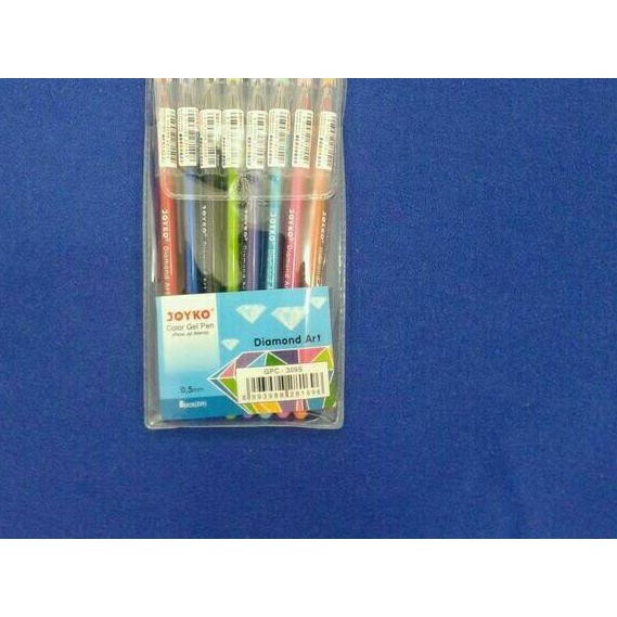 

✦ Pulpen gel Joyko diamond art set 8 warna ❋
