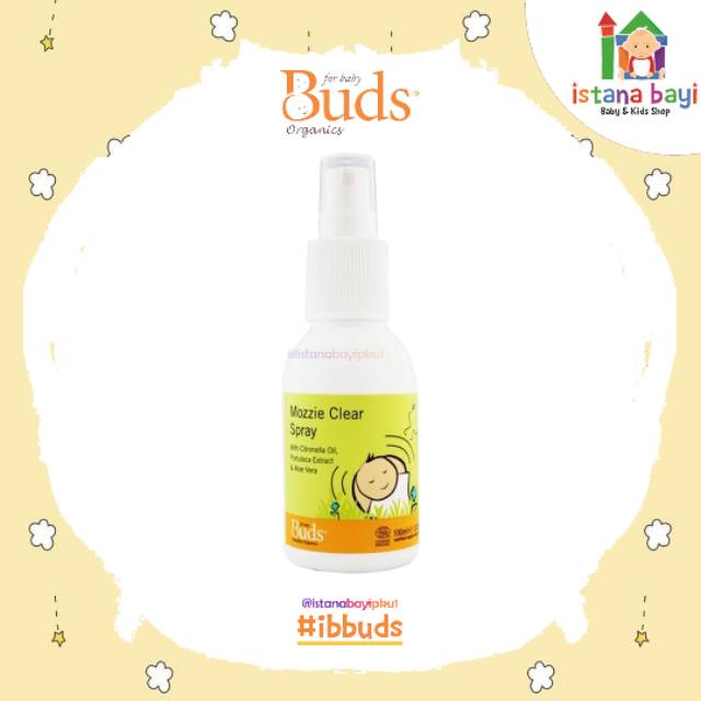 Buds Mozzie Clear Spray 100ml/anti nyamuk bayi