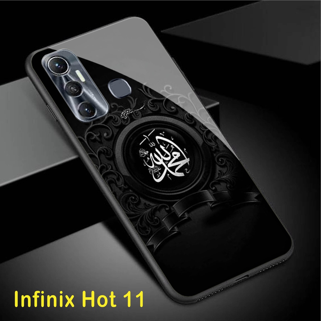 (S136) Softcase Kaca INFINIX HOT 11 - casing handphone - INFINIX HOT 11 - pelindung handphone - INFINIX HOT 11
