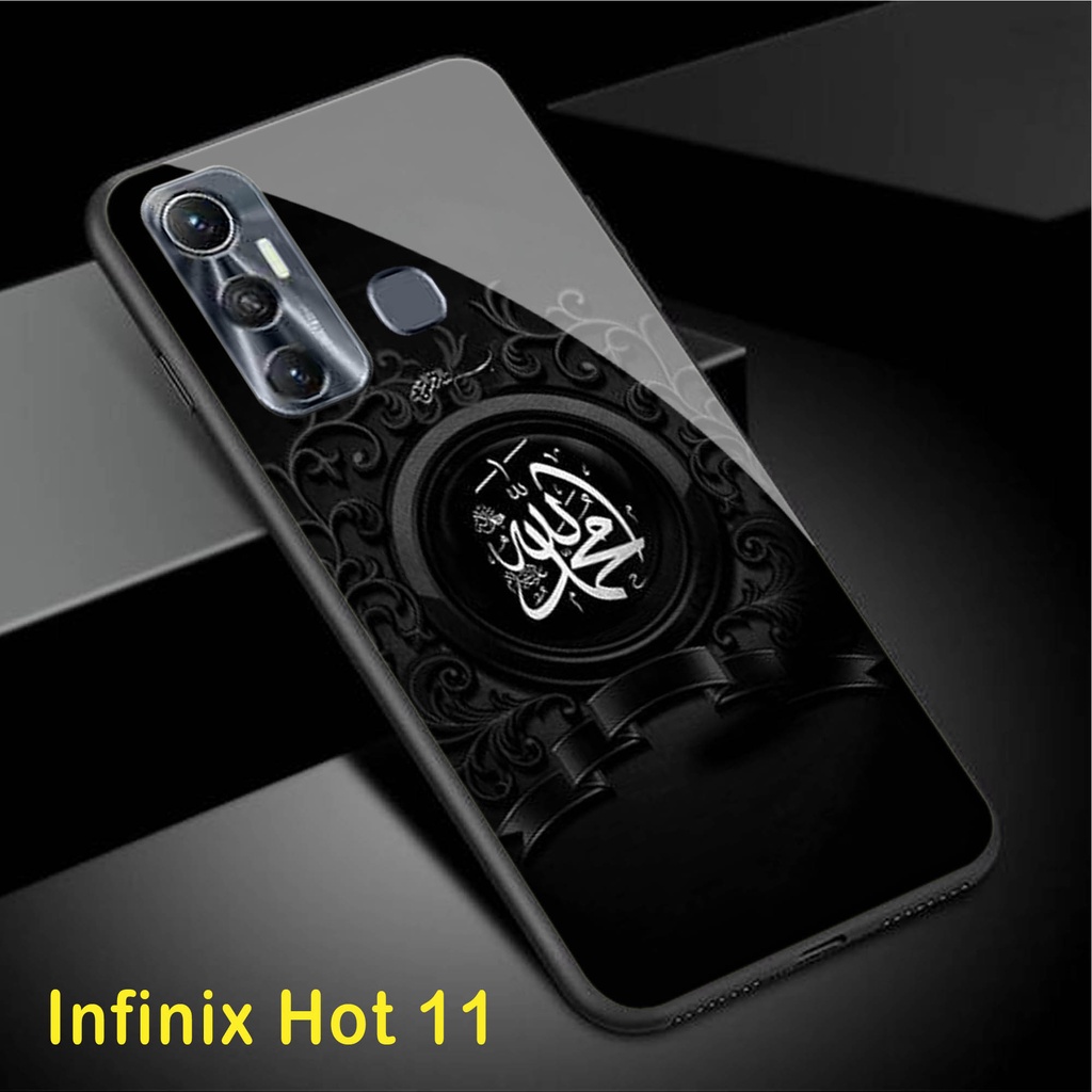 (S136) Softcase Kaca INFINIX HOT 11 - casing handphone - INFINIX HOT 11 - pelindung handphone - INFI