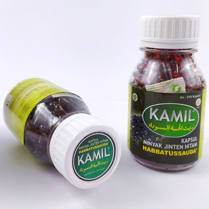 

Kamil habbatusauda oil / kapsul kamil minyak jinten isi 210 Kapsul