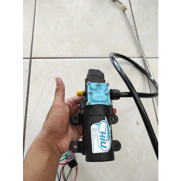 SPRAYER SEMPROT TANGKI ELEKTRIK DINAMO HIU KRAN SELANG STIK NOZEL POTENSIO HIU