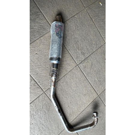 Knalpot Creampie Original Jogja Yamaha Scorpio Oval Trioval Dan Bulat  Original Racing Jogja Logo Ne
