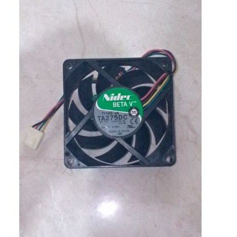 FAN PWM 7CM ORIGINAL NIDEC TA275DC C35598-35 12V 0.48A 4PIN GARANSI