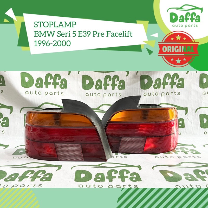 stoplamp lampu belakang stop lamp rem mundur mobil bmw seri series 5 520 e39 e 39 pre facelift 1996 