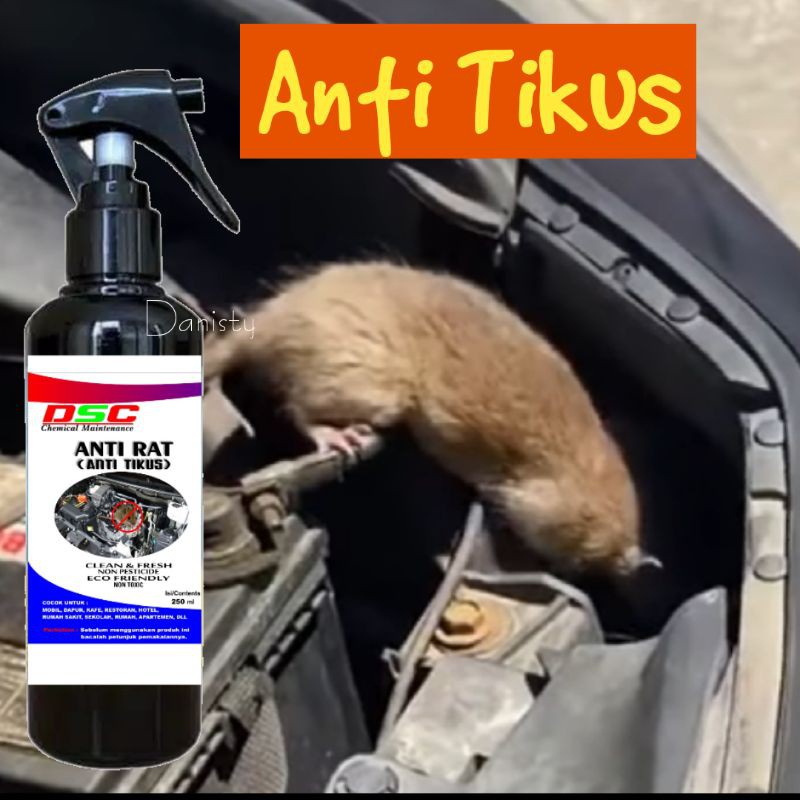 Anti gigitan tikus/Pengusir tikus mobil spray 250 ml anti tikus DSC rapellent rat tikus penolak tikus